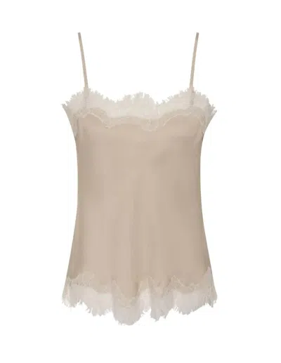 Gold Hawk Women's Camie Ale Crop Top In Pearl In Neutral