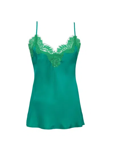 Gold Hawk Women's Claire Coco Cami In Meadow Green/cottage Green