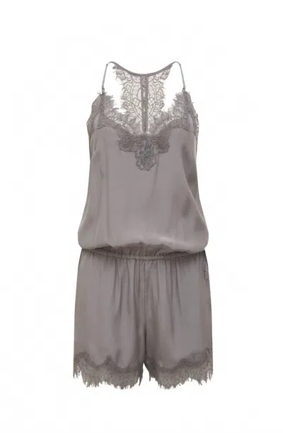 Gold Hawk Women's Coco Romper In Chateau Grey In Gray