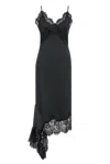 Gold Hawk Women's Emma Bottom Slip Dress In Black In Black