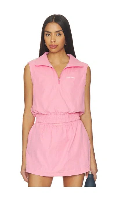 Gold Hinge Active Ease Half Zip In Pink