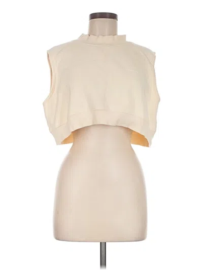 Pre-owned Gold Hinge Cardigan Sweater In Ivory