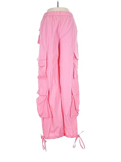 Pre-owned Gold Hinge Cargo Pants In Pink