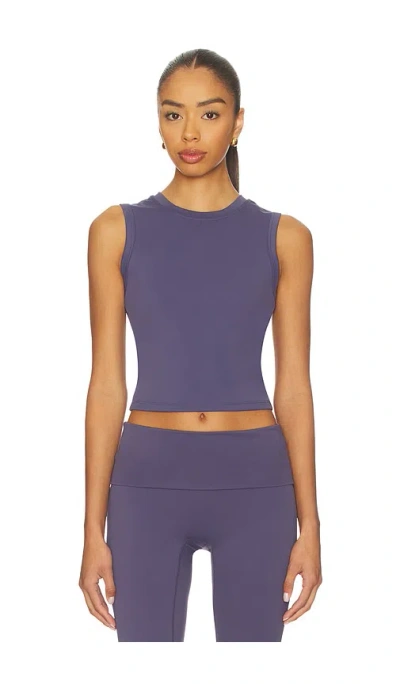 Gold Hinge Coresculpt Crop Tank Top In Purple