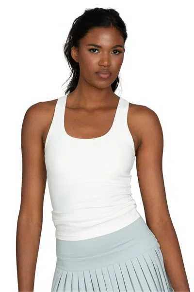 Gold Hinge Essential Full Length Racerback In Neutral