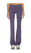 Gold Hinge Essentials Foldover Flare Pant In Multi