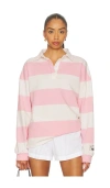 Gold Hinge Rugby Top In Multi