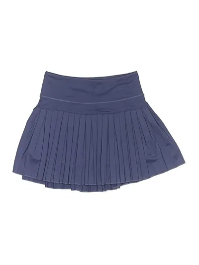 Pre-owned Gold Hinge Skort In Blue