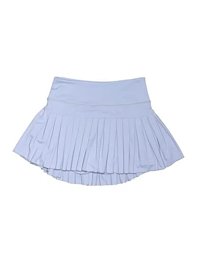 Pre-owned Gold Hinge Skort In Blue