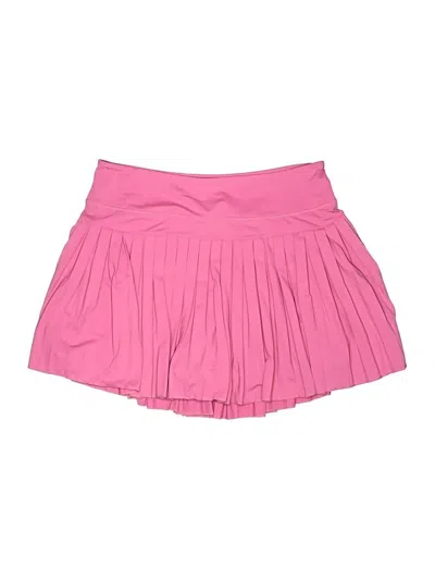 Pre-owned Gold Hinge Skort In Pink