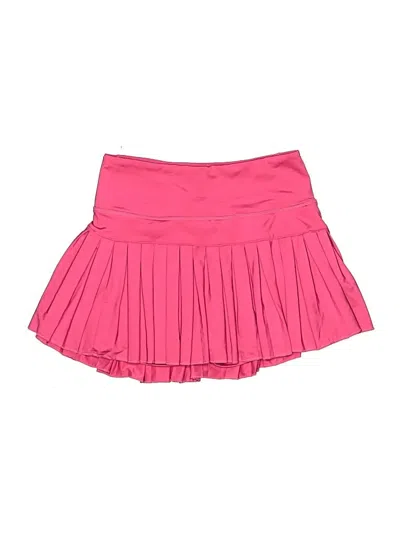 Pre-owned Gold Hinge Skort In Pink