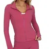 Gold Hinge Strydeform Jacket In Raspberry In Pink