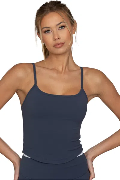 Gold Hinge Strydeform Tank In Bluewash