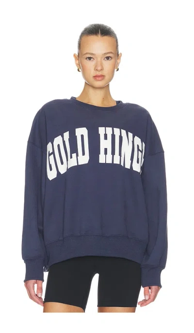 Gold Hinge Sweatshirt In Blue