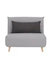 Gold Sparrow 40" Polyester Mia Convertible Chair Bed, Created For Macy's