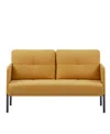 Gold Sparrow 49.5" Polyester Fremont Loveseat, Created For Macy's