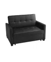 Gold Sparrow 51" Faux Leather Chandler Convertible Loveseat Bed, Created For Macy's