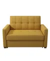 Gold Sparrow 51" Polyester Chandler Convertible Loveseat Bed, Created For Macy's