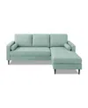 Gold Sparrow 82" Polyester Lexington Reversible Sectional, Created For Macy's