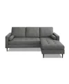 Gold Sparrow 82" Polyester Lexington Reversible Sectional, Created For Macy's