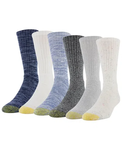 Gold Toe Men's 6-pack Casual Harrington Socks In Assorted