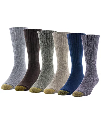 Gold Toe Men's 6-pack Casual Harrington Socks In Multi