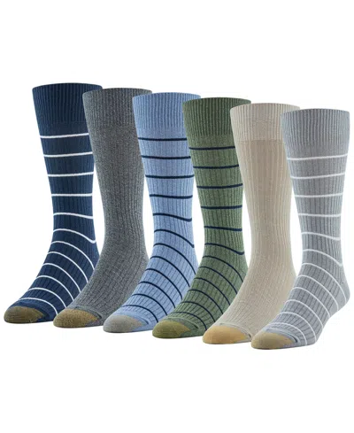 Gold Toe Men's 6-pack Casual Stanton Socks In Multi