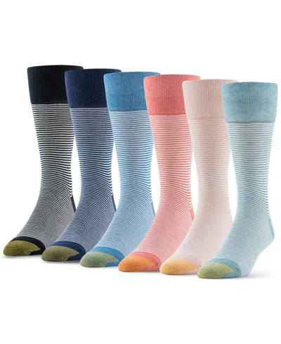 Gold Toe Men's Cambridge 6-pk. Solid Crew Socks In Multi