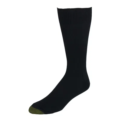 Gold Toe Men's Extended Size Metropolitan Dress Socks (3 Pair Pack) In Blue