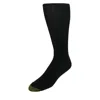 Gold Toe Men's Metropolitan Moisture Control Otc Socks (pack Of 3) In Black