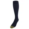 Gold Toe Men's Metropolitan Moisture Control Otc Socks (pack Of 3) In Blue