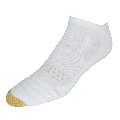 Gold Toe Men's Tech Sport No Show Socks(6 Pair Pack) In White