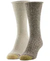 Gold Toe Women's 2-pack Super Soft Crew Socks In Multi