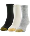 Gold Toe Women's 3-pack Fuzzy Midi Crew Socks In Multi