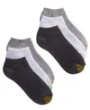 Gold Toe Women's 6-pack Casual Cushion Liner Socks In Grey