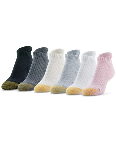 Gold Toe Women's 6-pk. Everyday No Show Tab Socks Gtdl0154r06 In Pink Pack (asst 2)