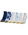 Gold Toe Women's 6-pk. Tie-dyed Perfectfit Liner Socks In Asst 8