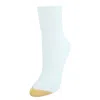 Gold Toe Women's Providence Turn Cuff Cotton Blend Socks (3 Pair Pack) In White