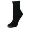 Gold Toe Women's Turn Cuff Bermuda Socks (3 Pair Pack) In Black