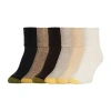 Gold Toe Womens 6 Pair Plus Tall Turncuff Socks In Sand