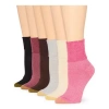 Gold Toe Womens 6 Pair Turncuff Socks In Pink