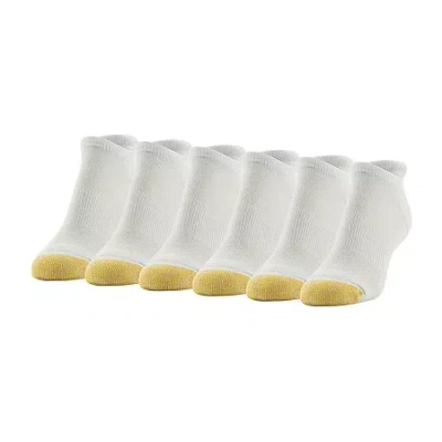 Gold Toe Womens No Show Socks In White