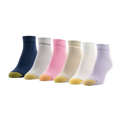 Gold Toe Womens Quarter Ankle Socks In Multi