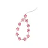 Gold Trip Pink / Purple / Red Pink Flower Wristlet Phone Strap