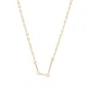 Gold Trip Women's Aquarius Zodiac Constellation Necklace In Gold In Gold
