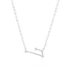 Gold Trip Women's Aries Zodiac Constellation Necklace In Silver In Gray