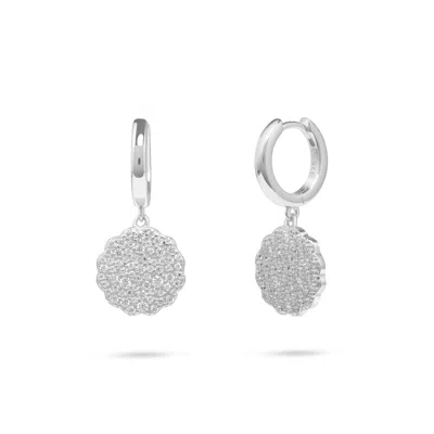 Gold Trip Women's Aurora Huggie Hoop Earrings In Silver