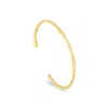 Gold Trip Women's Bamboo Cuff Bangle In Gold In Gold