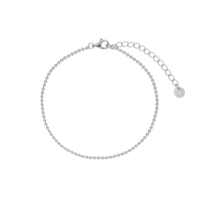 Gold Trip Women's Beaded Bracelet In Silver In Metallic