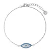 Gold Trip Women's Blue / Silver Blue Lucky Evil Eye Bracelet In Silver
